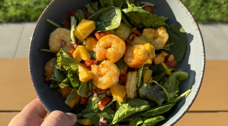 salade mango scampi